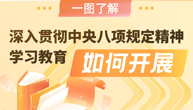 一圖了解深入貫徹中央八項規(guī)定精神學(xué)習(xí)教育如何開展